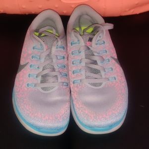 Nike Cotton Candy Colored Walking Shoe Size 6